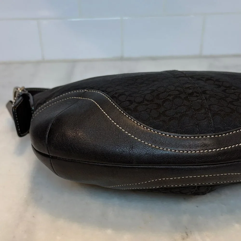 Coach Bag Purse Handbag Y2K Soho Hobo Vintage Jacquard Signature Mini Shoulder